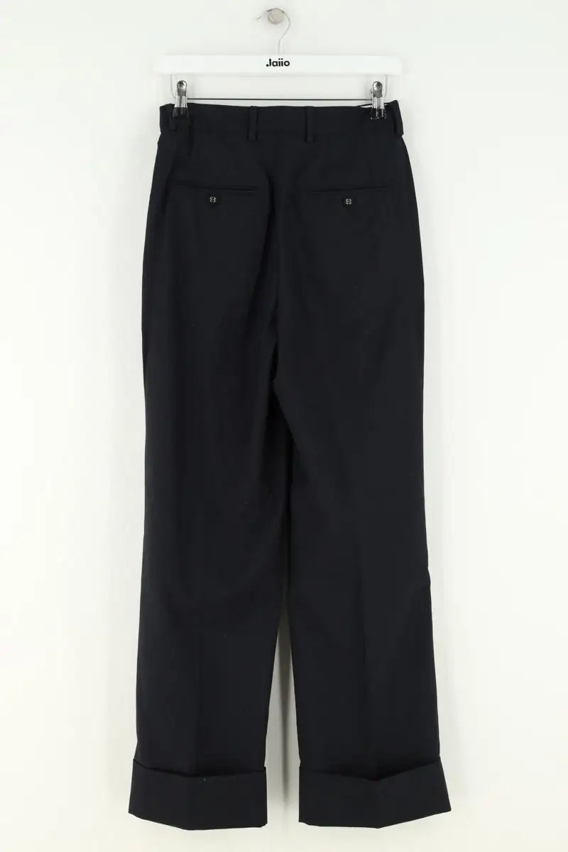 Pantalon droit Officine Générale Marine en Laine