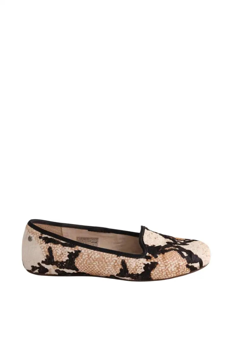 Mocassins Ugg Beige en Cuir, taille 38 - Seconde Main