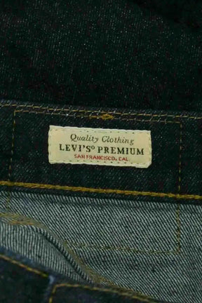 Jean droit Levi's 502 Marine en Coton