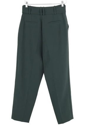 Pantalon droit Claudie Pierlot Vert en Synthétique
