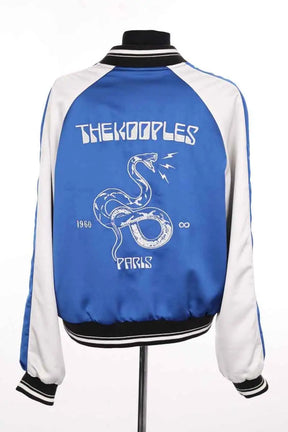 Gilet The Kooples Bleu en Synthétique