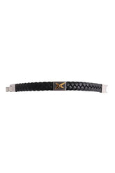Bracelet Mauboussin Mec j'te kiff Noir en Acier - Seconde Main