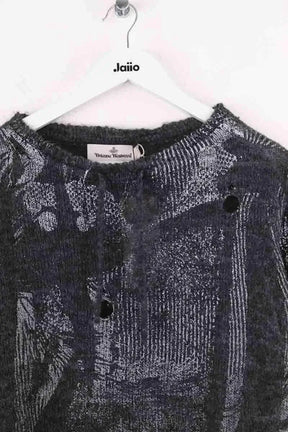 Pull Vivienne Westwood Hi-vis jumper alpaca blend Anthracite en Laine