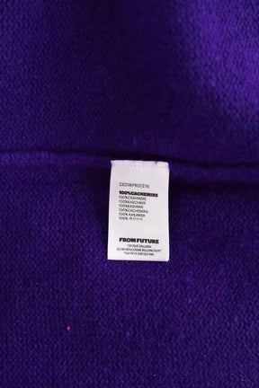 Pull From Future Violet en Cachemire