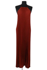 Robe Sézane Marron en Synthétique, taille S - Seconde Main