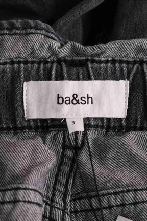 Mini short Ba&Sh Gris en Coton