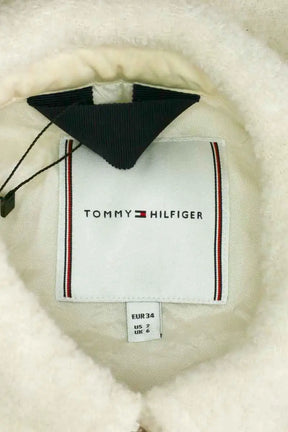 Manteau Tommy Hilfiger Beige en Synthétique