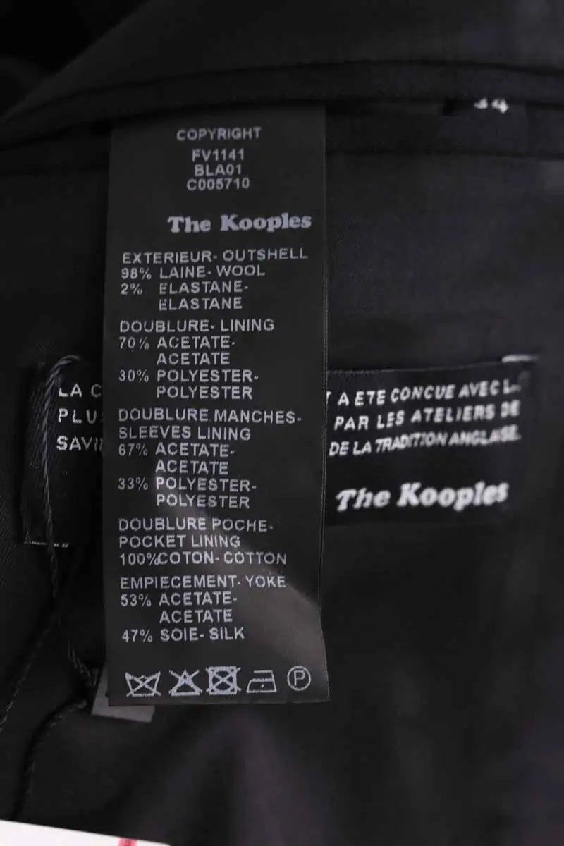 Blazer The Kooples Noir en Laine