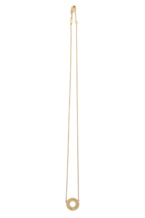 Collier Dinh Van Pendentif sur chaîne Seventies 19 mm Doré en Or jaune - Seconde Main