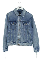 Veste Saint Laurent Bleu en Denim - Jeans, taille S - Seconde Main