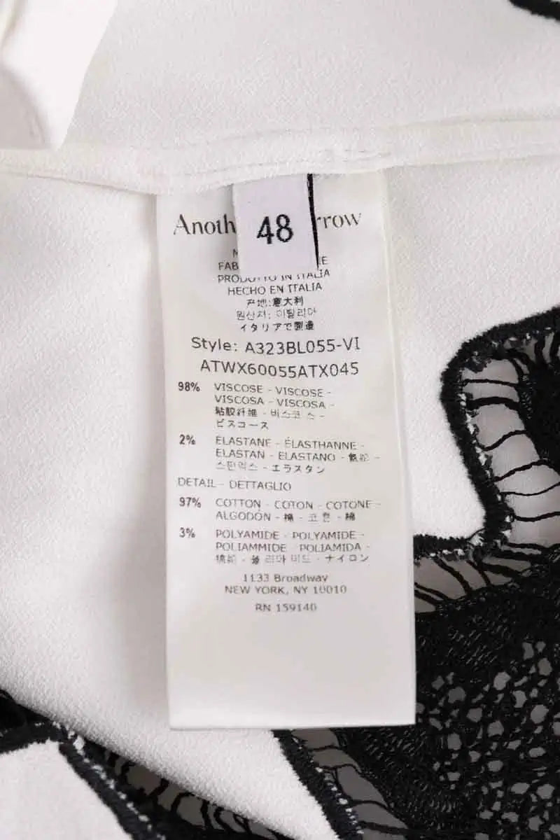 Chemise ANOTHER TOMORROW Blanc en Viscose