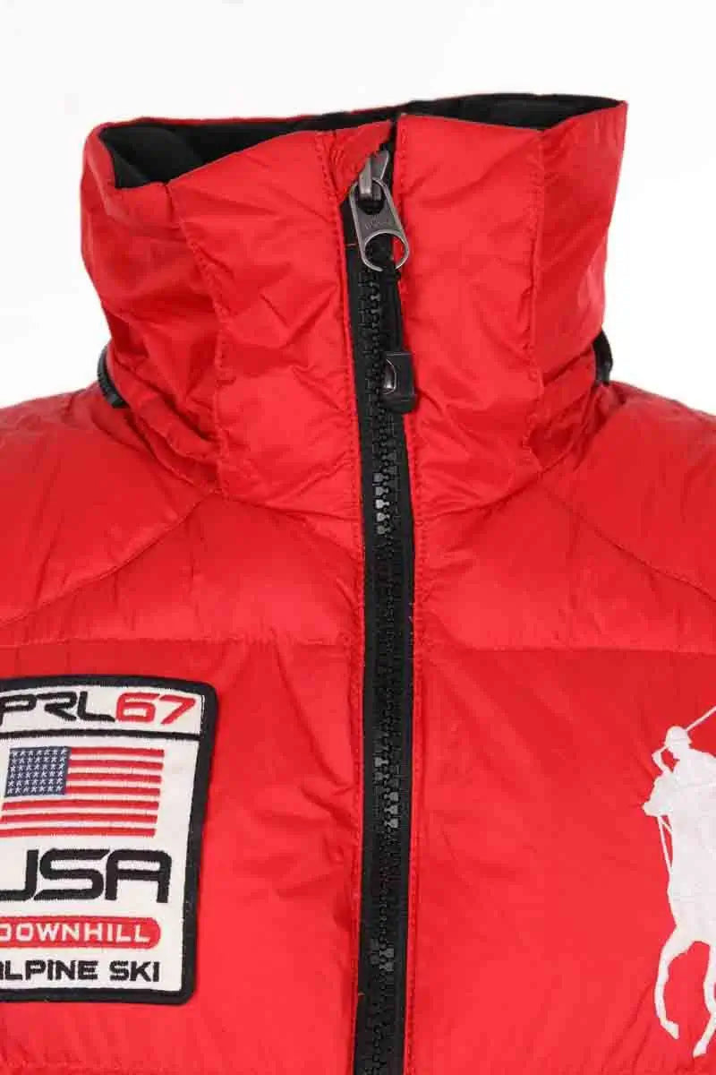Veste de ski Ralph Lauren Rouge en Synthétique