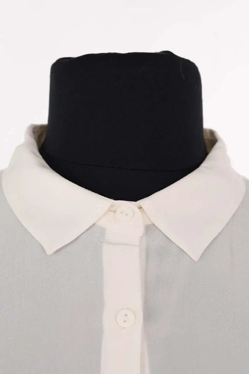 Chemise The Kooples Ecru en Soie