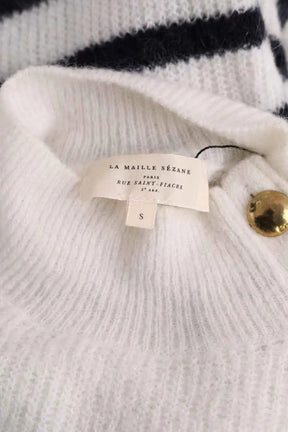 Pull Sézane Blanc en Laine