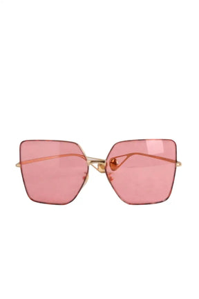 Lunettes de soleil Gucci Rose en Métal - Seconde Main