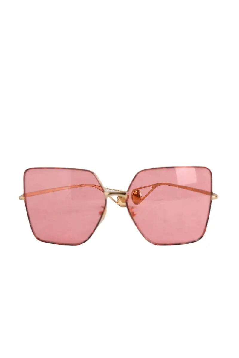 Lunettes de soleil Gucci Rose en Métal - Seconde Main