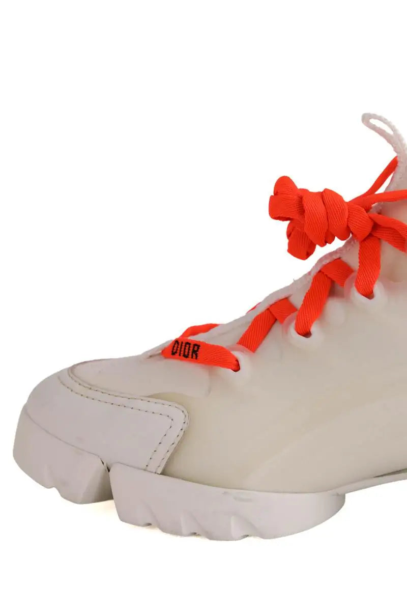 Baskets Dior D Connect Ecru en Caoutchouc