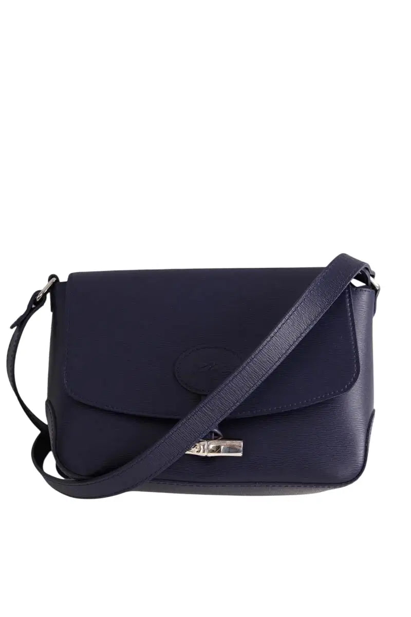 Sac à bandoulière Longchamp Marine en Cuir - Seconde Main