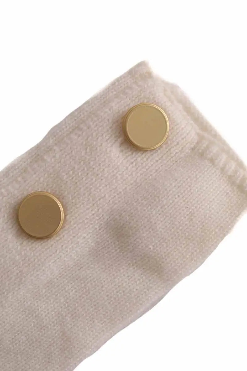 Gants Kujten Salen Blanc en Cachemire