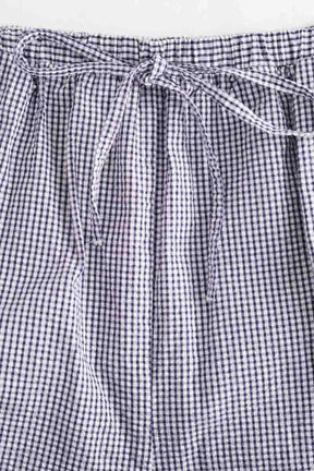 Mini short Balzac Noir en Coton