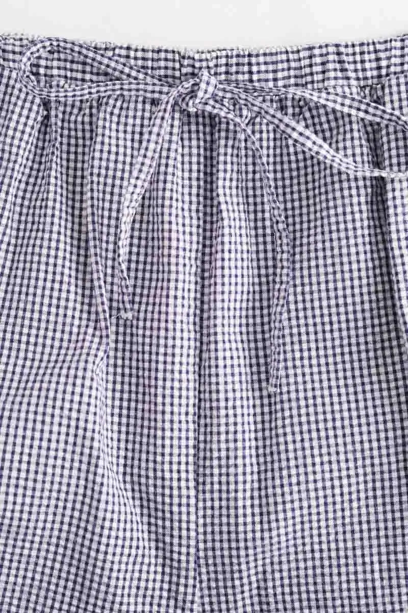 Mini short Balzac Noir en Coton