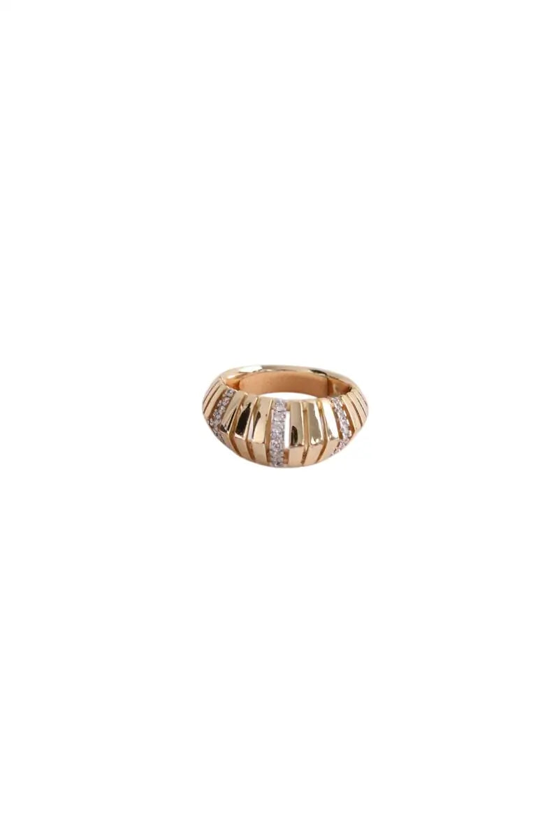 Bague APM Monaco Doré en Métal, taille S - Seconde Main