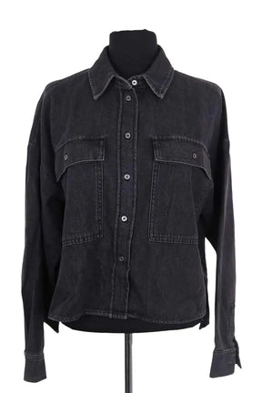 Chemise Max Mara Noir en Coton, taille L - Seconde Main