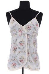 Top sans manche Paul & Joe Bleu en Soie, taille S - Seconde Main