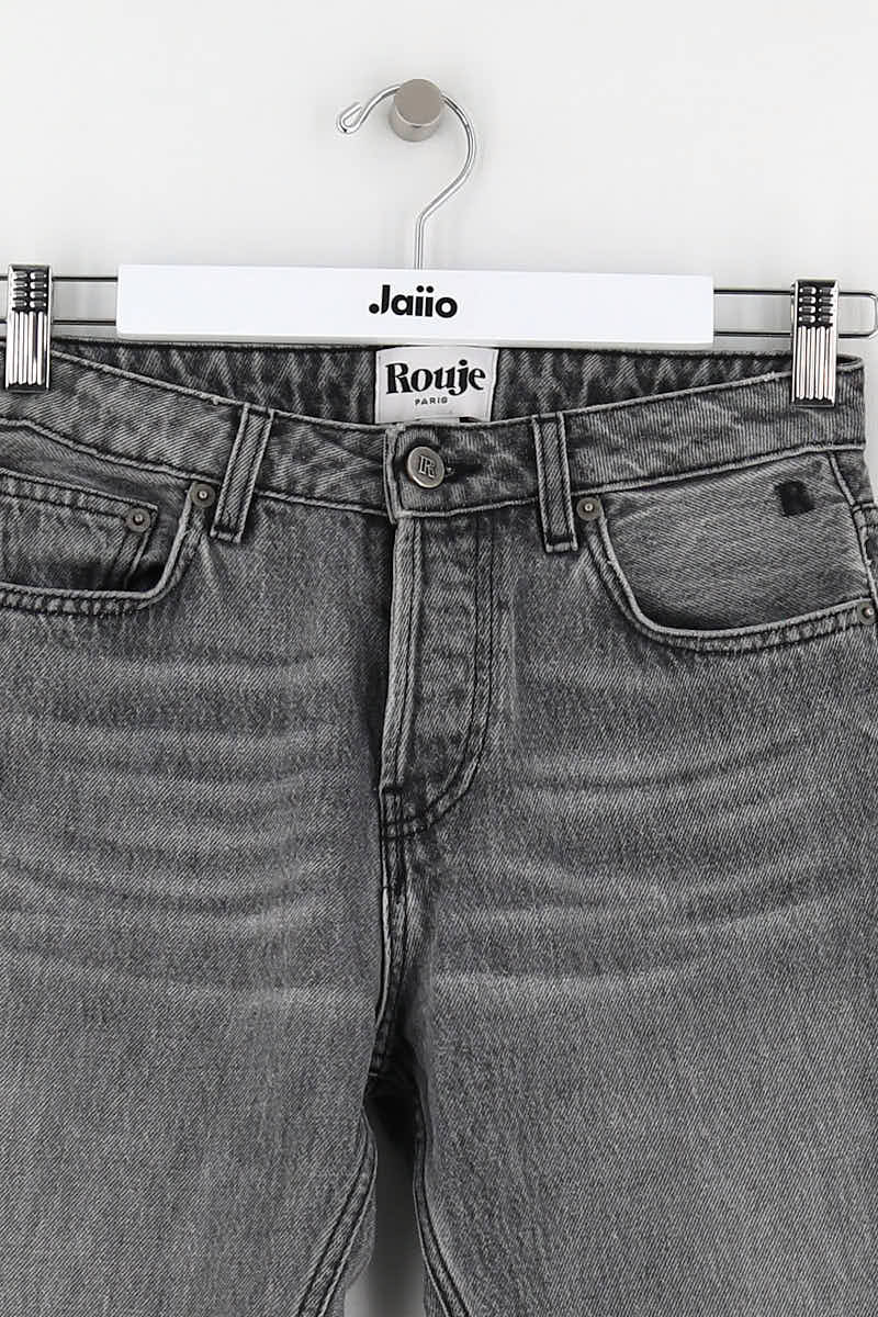 Jean bootcut Rouje  Gris