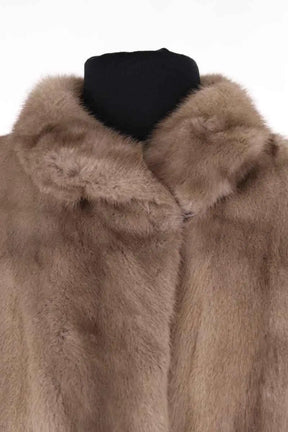Manteau Other Brand Beige en Fourrure