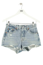 Mini short Levi's Bleu en Coton, taille XS - Seconde Main