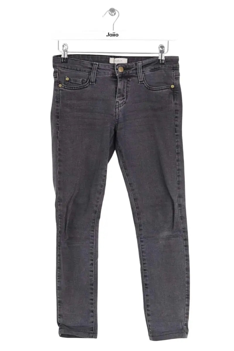 Jean slim Ba&Sh Anthracite en Coton, taille XS - Seconde Main