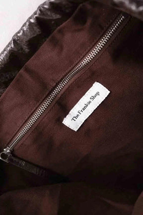Pochette The Frankie Shop Marron en Synthétique