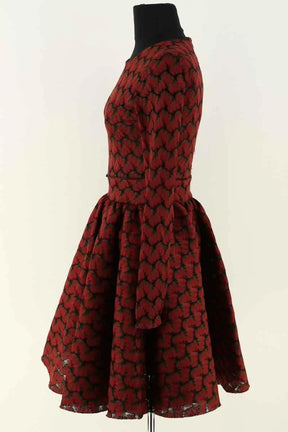 Robe Maje Rouge en Synthétique