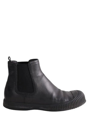 Boots Prada Noir en Cuir, taille 37 - Seconde Main