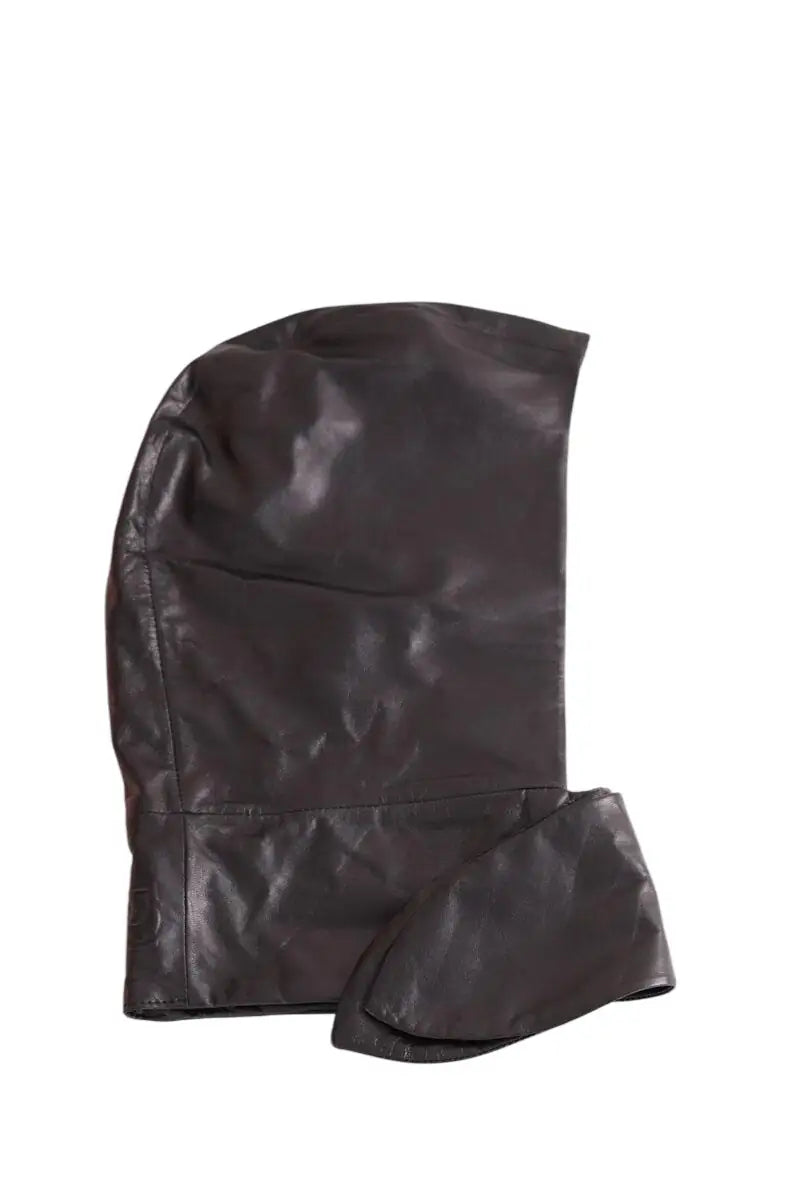 Chapeau Magda Butrym Noir en Cuir, taille M - Seconde Main