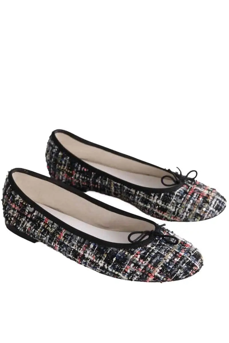 Ballerines Repetto Noir en Tissu