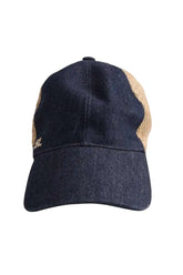 Casquette Saint Laurent Bleu en Coton, taille TU - Seconde Main