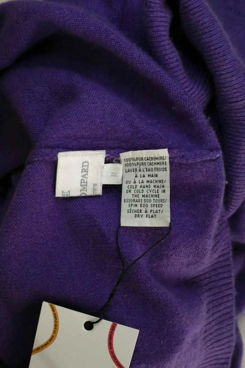 Pull Eric Bompard Violet en Cachemire