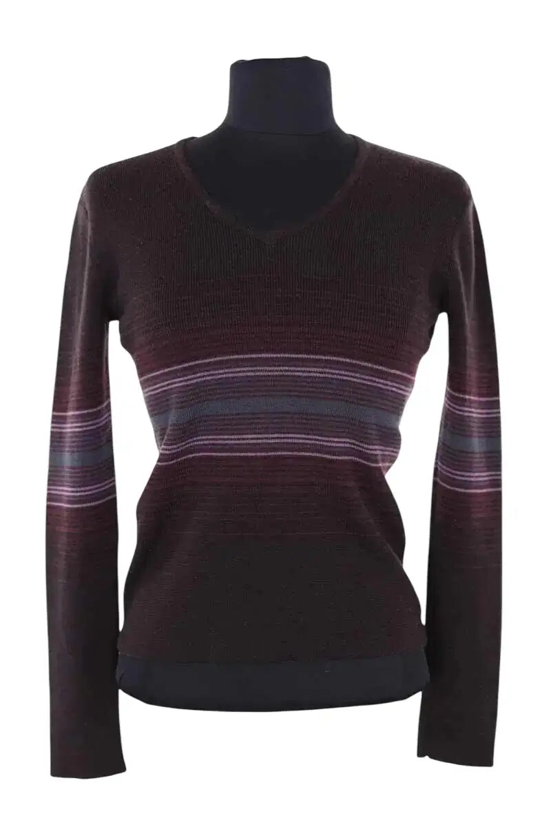 Pull Armani Exchange Marron en Laine, taille XS - Seconde Main