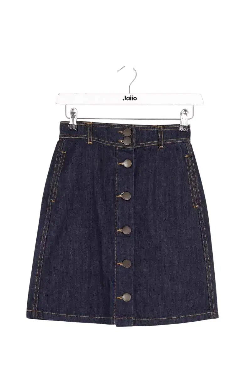 Mini jupe Maje Bleu en Coton, taille XS - Seconde Main