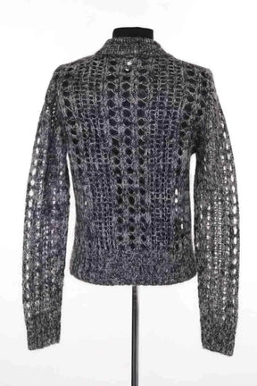 Pull Ganni Anthracite en Laine