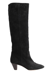 Bottes Isabel Marant Étoile Noir en Daim, taille 38 - Seconde Main