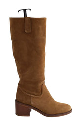 Bottes Sessun Camel en Daim, taille 40 - Seconde Main