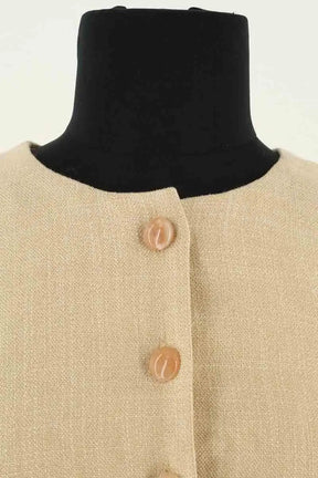 Gilet Sézane Beige en Synthétique