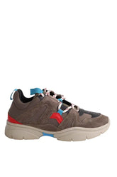 Baskets Isabel Marant Gris en Cuir, taille 36 - Seconde Main