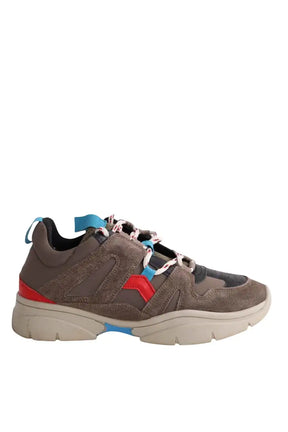Baskets Isabel Marant Gris en Cuir, taille 36 - Seconde Main