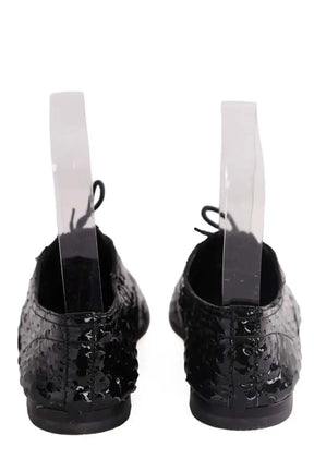 Chaussures à lacets Saint Laurent Noir en Cuir verni