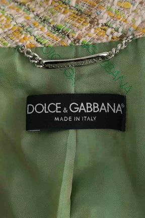 Veste Dolce & Gabbana Jaune en Coton