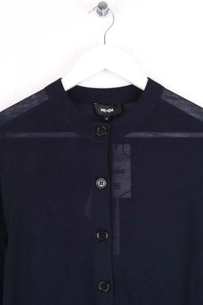 Cardigan ME + EM Bleu en Laine